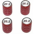 thumbnail image 1 of 26.2 Marathon Running Jogging Tire Rim Wheel Aluminum Valve Stem Caps, Multiple Colors, 1 of 1