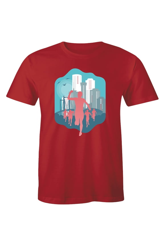 26.2 Miles Marathon Long Distance Runner Crew Neck For Men Gift T-Shirt