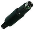 thumbnail image 1 of 26-240-1 - MINI DIN PLUG 4POS INLINE PLASTIC, 1 of 1
