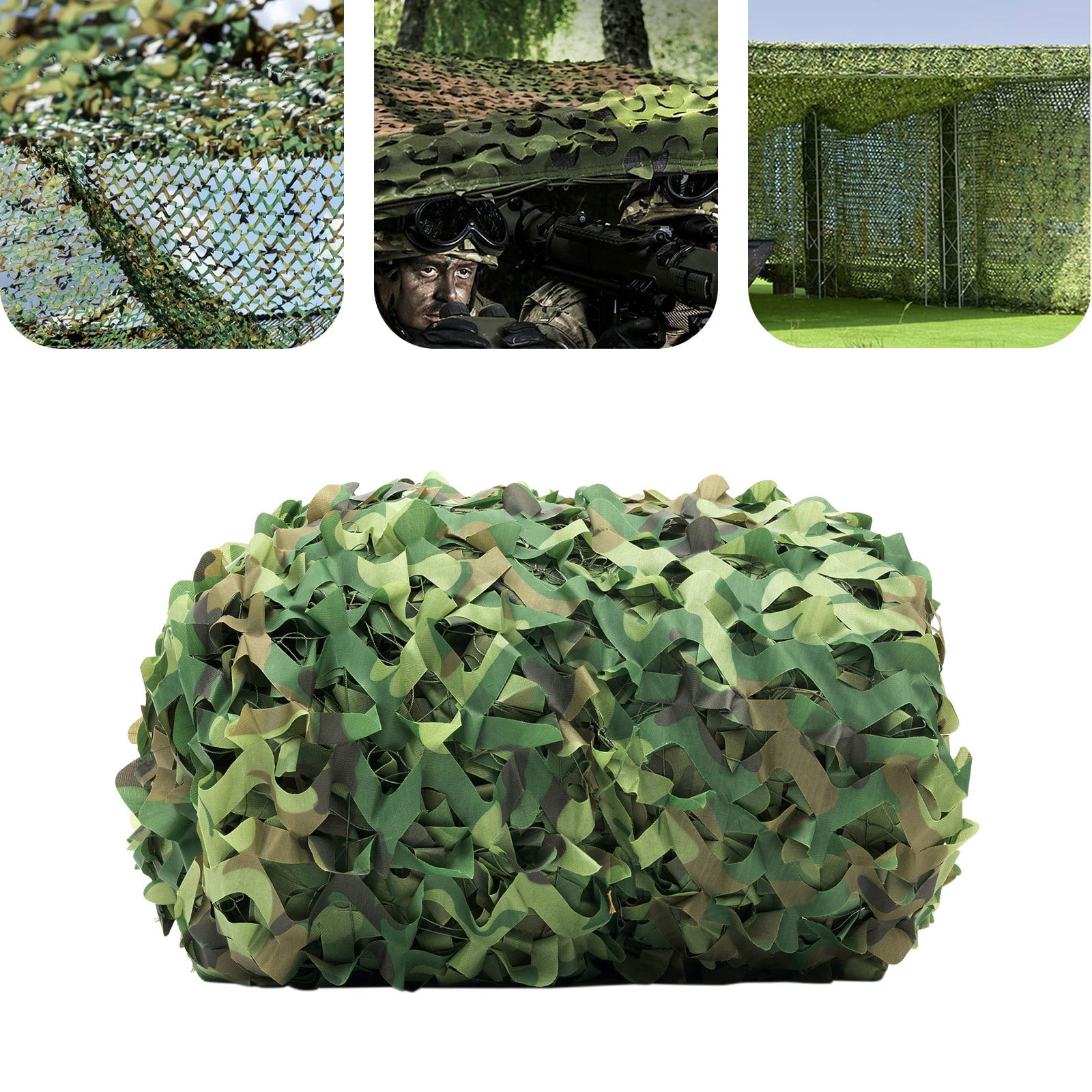26.25*26.25ft Camouflage Net for Camping, Hunting, Party Decoration, Wild Photography, Military Activities,