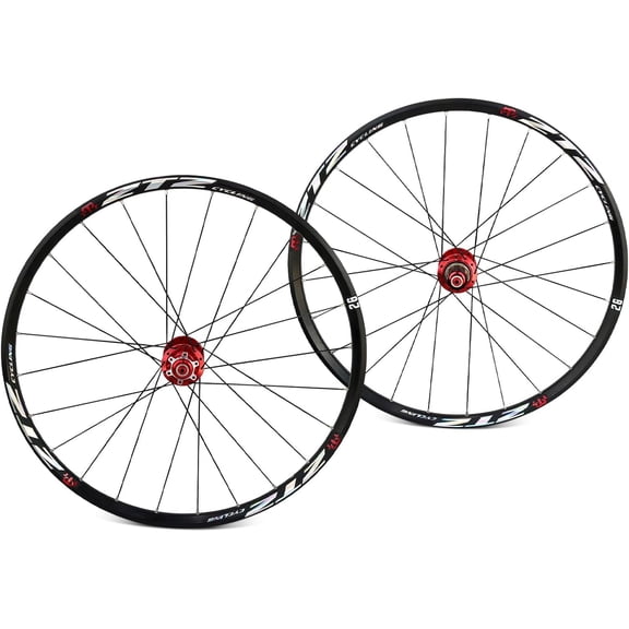 26"/27.5"/29" Mountain Bike Wheelset,Ultralight Carbon Hub Aluminum Alloy Rim 24H Bike Wheels, Quick Release Disc Brake MTB Wheels,Compatible 8-11 Speed Cassette
