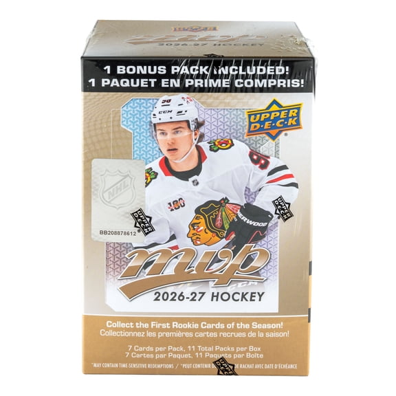 Collectible 2026-27 Upper Deck MVP Hockey Trading Card Blaster Box