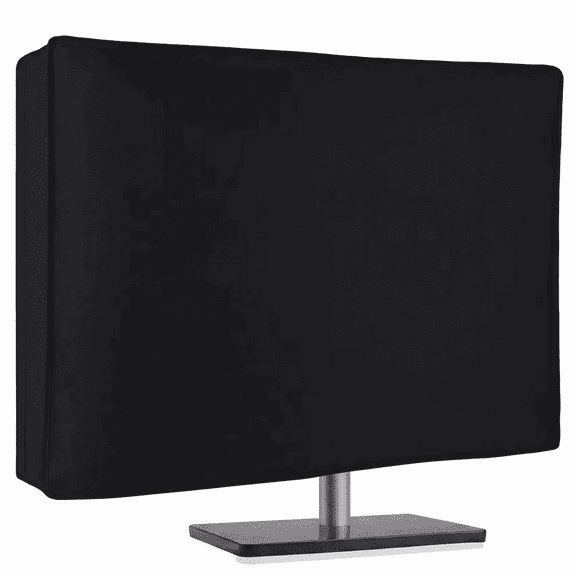 26-29" Anti-Static Dustproof Monitor Dust Cover, Computer Protective Sleeve for LCD LED HD Panel PC Desktop TV, Compatible with iMac 27", Black