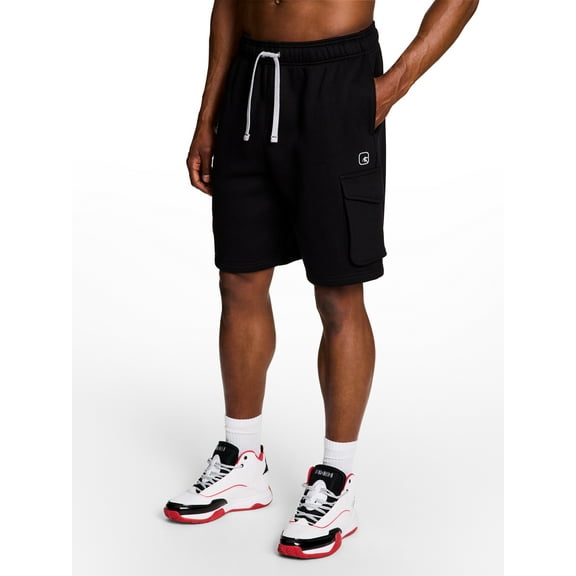 AND1 Men's and Big Men's Ultimate Cargo Short, 10" Inseam, up to Size 3XL