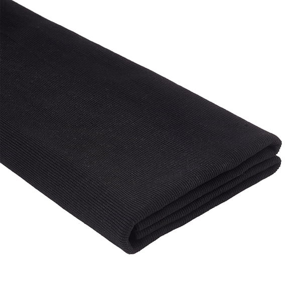26.37 Inch x 1.48 Yard Cotton Knit Fabric Ribbing Cuffs Cotton Ribbing Knit Fabric for Cuff Natural Rib Knit Cotton Fabric Material for Sewing Cuffs