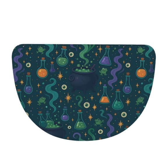 Dropping 26×40in Flannel Semicircle Mat Absorbent Cleaning Maintenance And ...