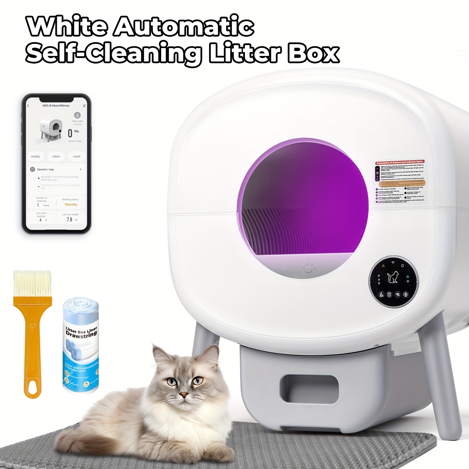 Photo inspiration: Gallery Detail: 26 42 Gallon Extra Large Self Cleaning Cat Litter Box