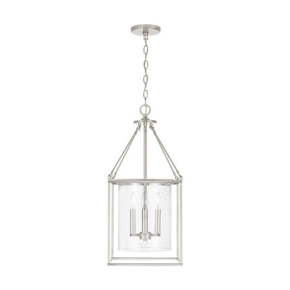 26.5 Inch 4 Light Pendant In Transitional Style 11.75 High By 26.5 Wide-Brushed Nickel Finish Capital Lighting 532843Bn