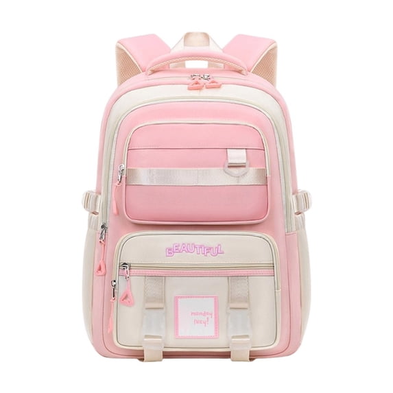 26.5 L Fashion Large-Capacity Backpack for Women, College Student Laptop Backpack with Multiple Anti-Theft Pockets, Waterproof,Cute Preppy-Style Backpack for Campus,Travel,Work