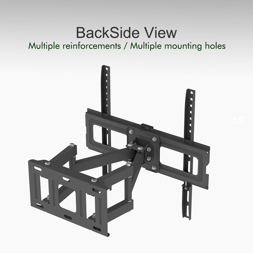 26-55 Inch Double Pendulum Large Base TV Stand TMDS-105 Bearing 40Kg/Vese400*400/Upper And Lower-10~10°