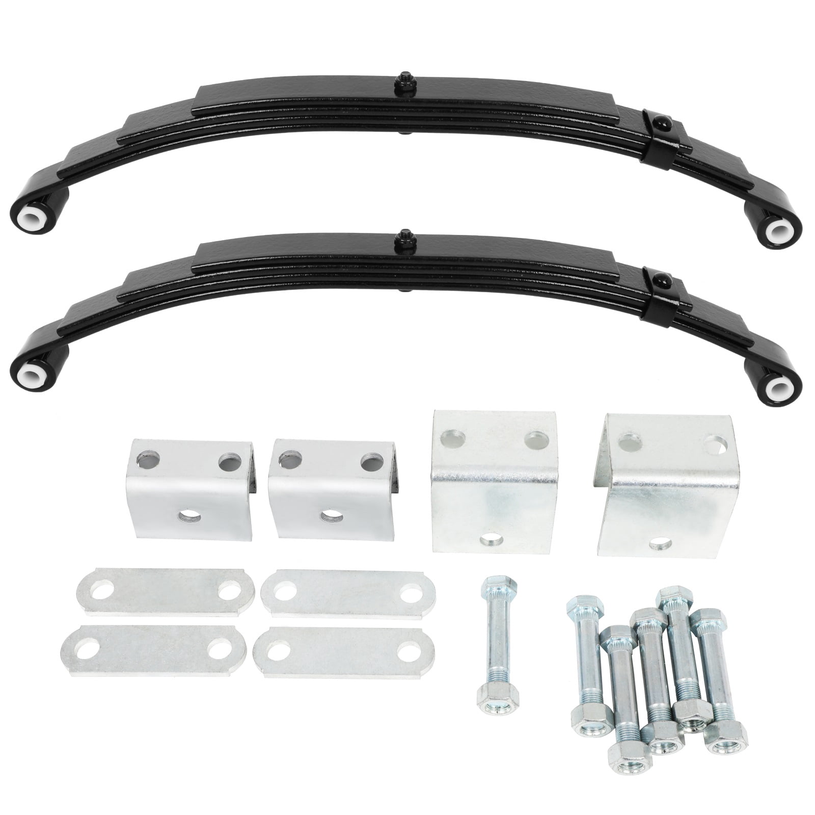 26.58"Length 4-Leaf Double Eye Trailer Springs &Trailer Axle Kit ...