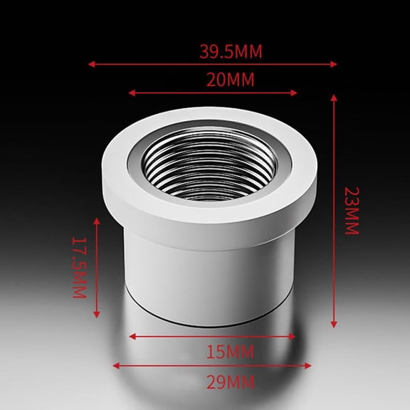 26.5Mm Boring Drill Bit Thread Fitting Efficient Water Pipe Drilling For Pvc Ppr Water Pipes Plastic Water Pipes Repair Tools Fangkenuo