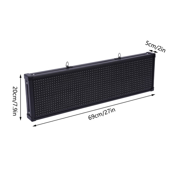 26"*8" Message Board Full Color RGB Programmable Sign LED Scrolling Sign