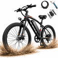 thumbnail image 1 of 26" Adult Electric Bike, 750W Motor, 36V Removable Battery, 35 Miles Range, 20 MPH Speed, Dual Suspension, UL2849 Certified, Class 2, 1 of 6