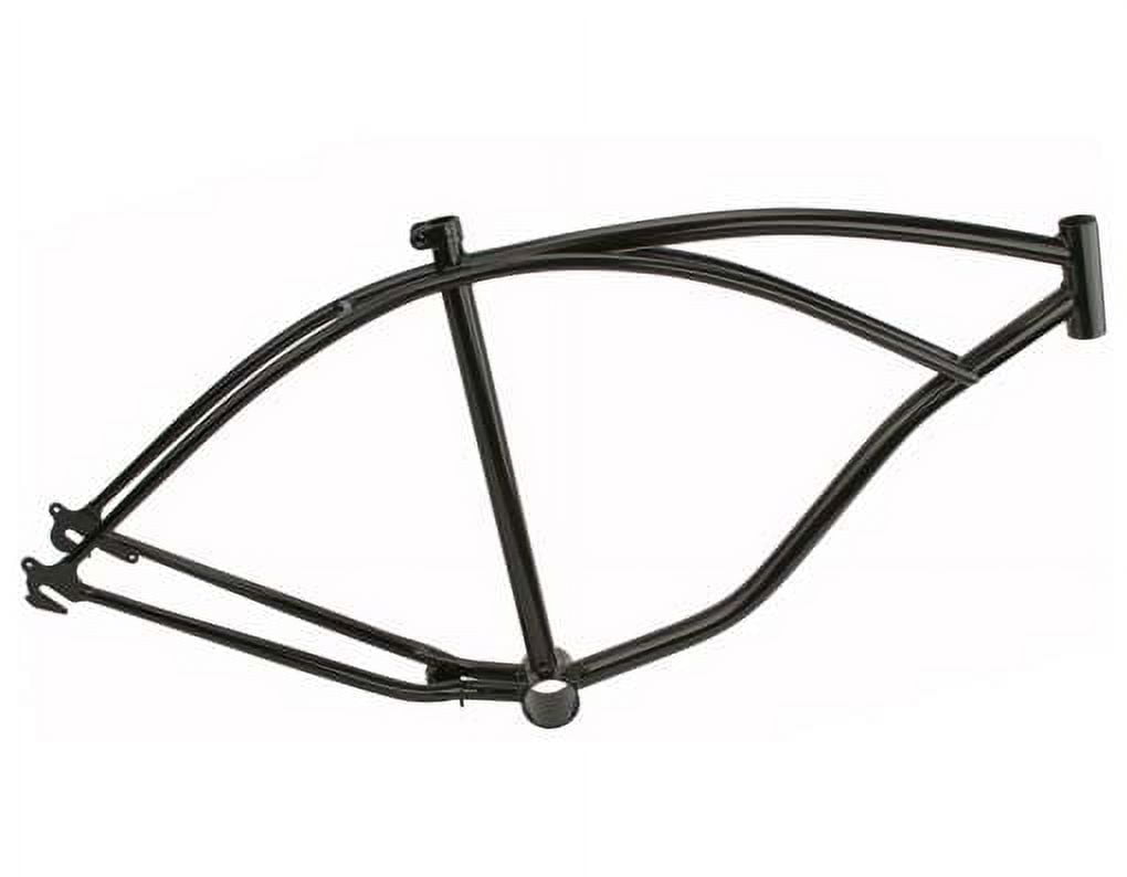 26" Beach Cruisers Frame Black. Bike frame, bicycle frame, beach