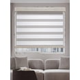 thumbnail image 1 of 26" Beige Cordless Window Zebra blinds with Dual Layer Jacquard Material For Privacy and Light Control, Roller Zebra Shades for Indoor Home and Office, 1 of 6