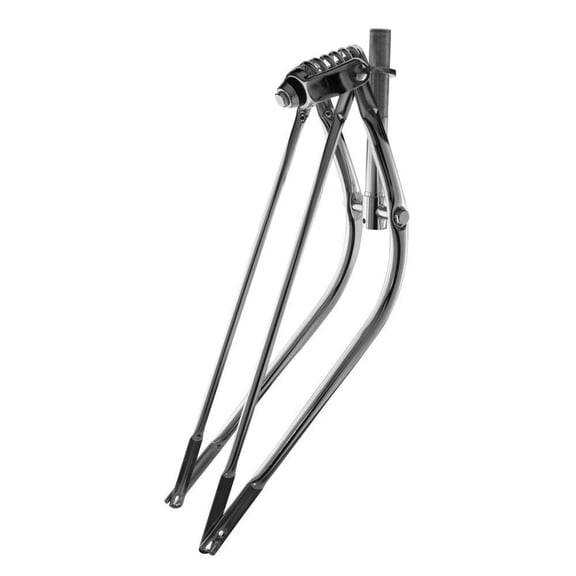 26" Bent Spring Fork 1" CHROME OG Lowrider Classic Cruiser Bike Bicycle Part