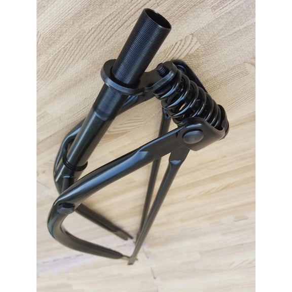 26" Black Bent Springer Fork Bicycle,Bike Cruiser,Chopper Lowrider