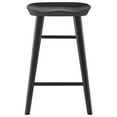 thumbnail image 1 of 26" Black Solid Wood Counter Stool, 1 of 8