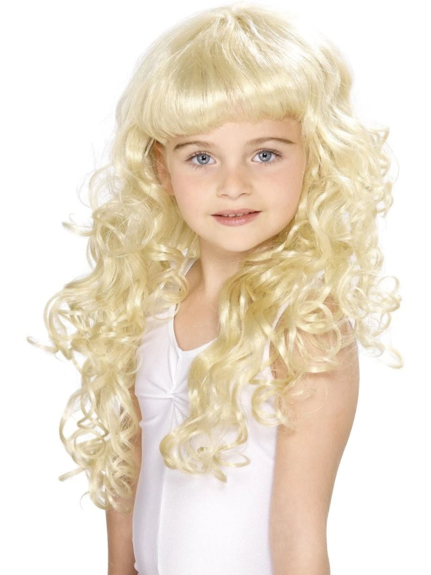 Girls Princess Wig Kids Blonde Girls Princess Wig Kids Blonde