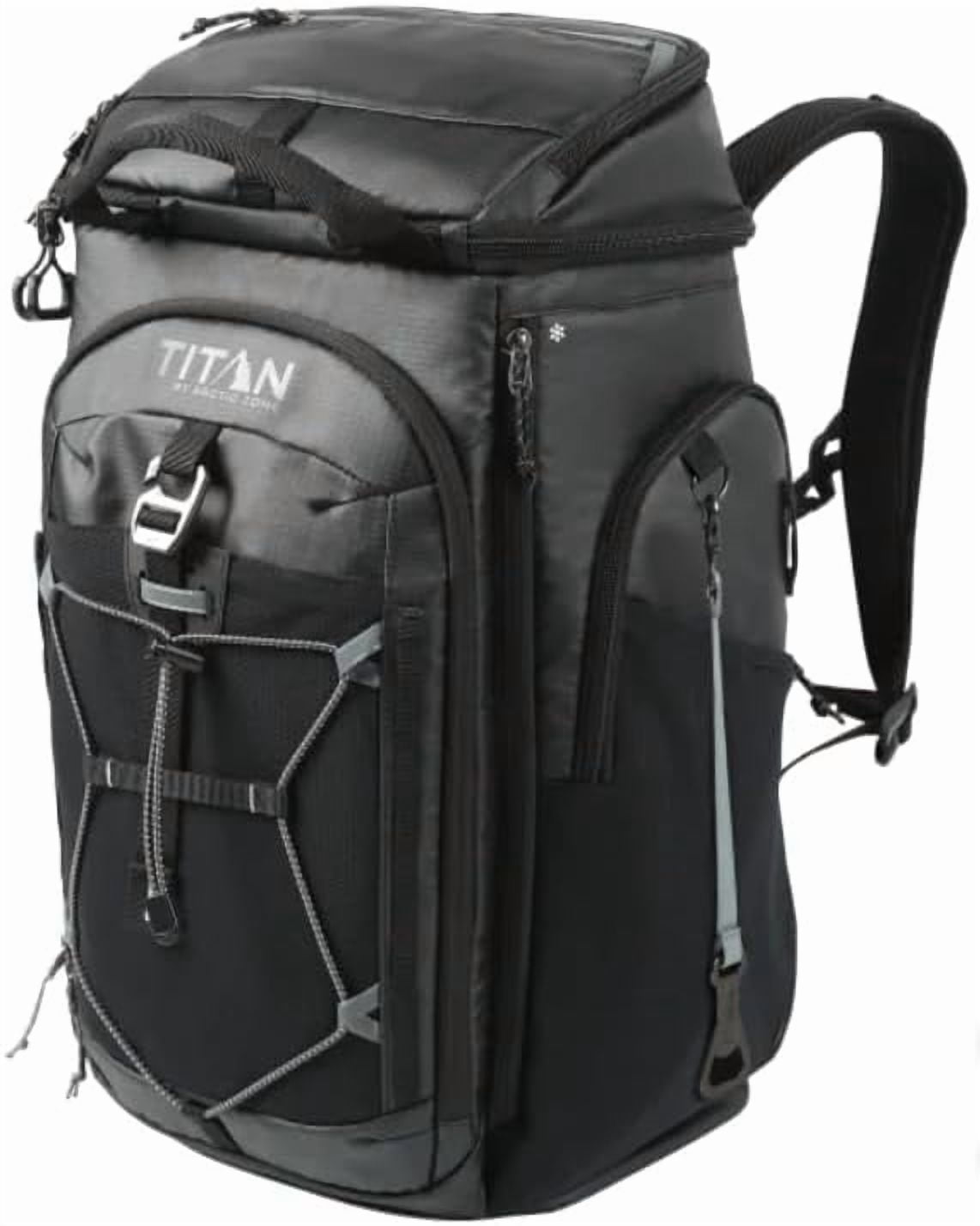 kana Backpack Cooler, 26 Cans Titan, Leak Proof Black with Insulated