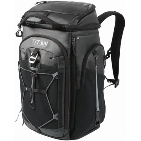 26 CANS Titan by Arctic-Zone Super Foam and Leak Proof Backpack Cooler - Black