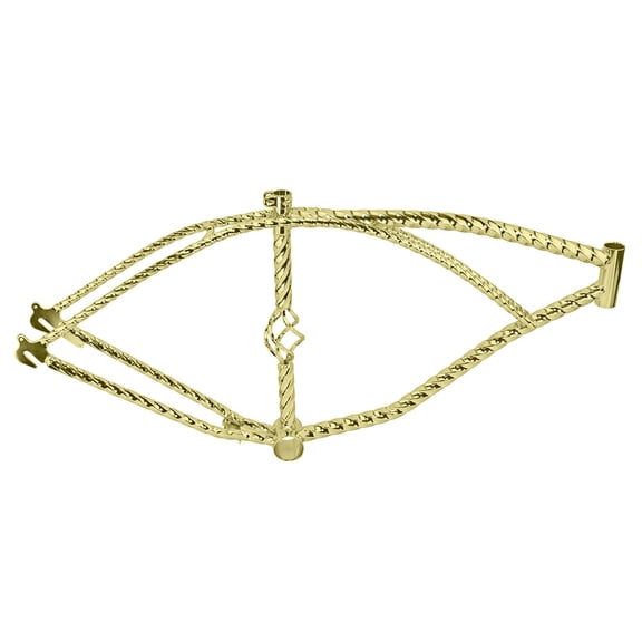 26 Cage Twisted Lowrider Frame Gold.
