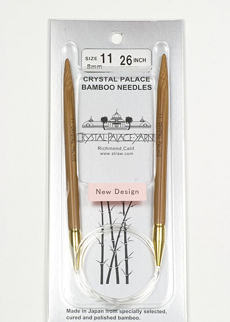 Crystal Palace 26 Circular Bamboo Needles - US 11 - Knitting Needles from