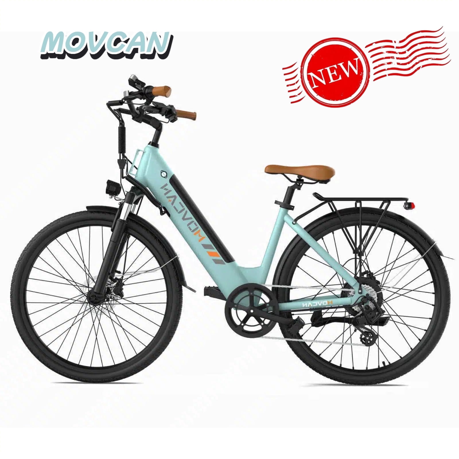 26" Commuter Electric Bike for Adults, 28 MPH Adult Electric Bicycles with New Shock Absorption, 1000W Motor, 48V 13Ah, 26" Unisex, UL 2849 Certified, Blue