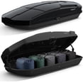 26 Cu Ft Extra Large Rooftop Carrier with Dual-Side Opening, Tool-Free ...