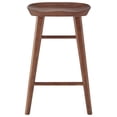 thumbnail image 1 of 26" Dark Brown Solid Wood Counter Stool, 1 of 5