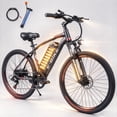 thumbnail image 1 of 26" Electric Bicycle for Adults, Ebike with 500W Motor, Removable Battery & LCD Display, 7-Speed, 20MPH, 35+ Miles Full Suspension, Commuter Electric Bike, UL2849,Class 2, 1 of 11