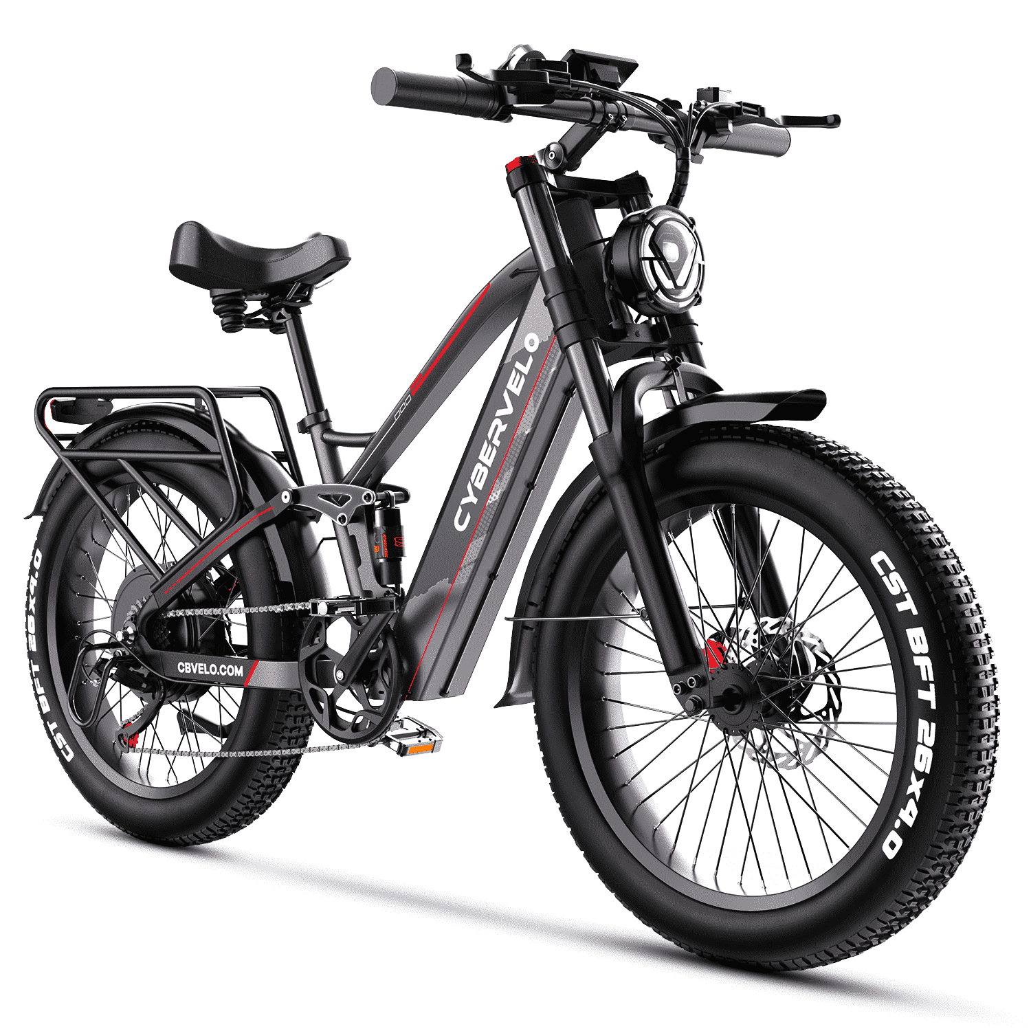 AOANGO 26“ Electric Bike for Adult,5000w Peak,up 120 Miles 52v 40Ah/60v50Ah Battery Ebike, 4.0 Fat Tire Adult Electric Bicycles for All Terrain,Electric Mountain E-Bike,UL Certified Commuter Ebikes