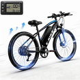 thumbnail image 1 of 26" Electric Bike for Adults, 499W Peak Motor, 36V 12Ah Removable Battery, 19 mph, 30 miles Range, 7-Speed Suitable for Commuting, Shopping, Trip, UL 2849, Class 2, 1 of 9
