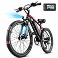 thumbnail image 1 of 26" Electric Bike for Adults, 500W Motor, 36V Removable Battery, 19MPH & 35 Miles Range, UL2849 Certified, Dual Suspension Commuter Ebike, 1 of 1