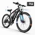 thumbnail image 1 of 26" Electric Bike for Adults, 500W Motor, 36V Removable Battery, 19MPH & 35 Miles Range, UL2849 Certified, Dual Suspension Commuter Ebike, 1 of 1