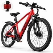 26" Electric Bike for Adults,Powerful 750W E-Bike with 48V Built-in Battery, 7-Speed Mountain Bike,20 MPH,UL2849 & GCC