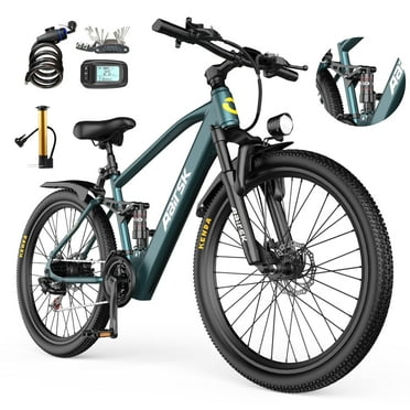 26"Electric Bike for Adults, Top Speed 25MPH,40 Miles Commuting Long Range, 36V 13AH,City Mountain E-bicycle