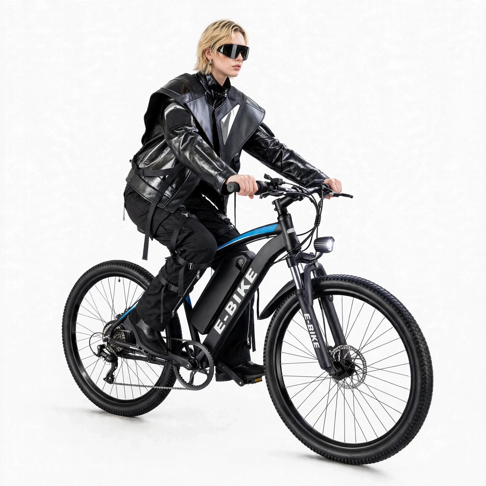 SNNAFFOB 26" Electric Bike for Adults, 500W Motor, 36V 12Ah Battery, 19 mph, 30 Miles Range, 7-Speed Commuter Bike for Shopping, Class 2, UL2849