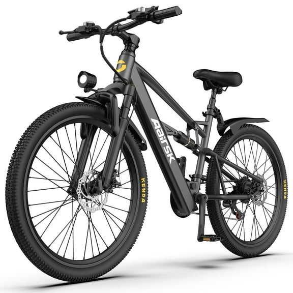26"Electric Mountain Bike for Adults, 400W Brushless Motor Top Speed 25MPH,40 Miles Max Range, 36V 13AH,City CommutingE-bicycle