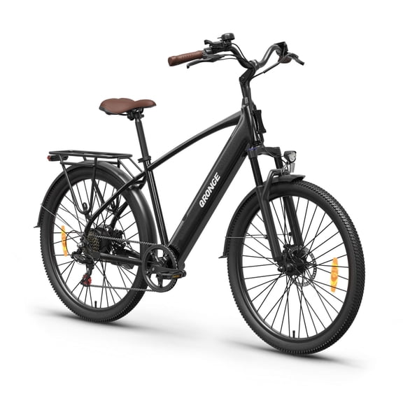 26" Electric Mountain Bikes for Adults 1200W Peak 70Miles Max Range 25mph Max Speed Ebike 7-Speed Thin Tire Electric Bike 5 Riding Modes Adult Electric Bicycle, 36V 12.8AH Battery, UL2849 Compliant