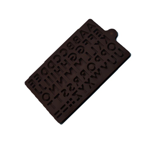 26 English Letter Silicone Chocolate Molds, Food Grade Easy Release Alphabet Molds, Creative Dessert and Ice Block Making Tools for Personalized Treats