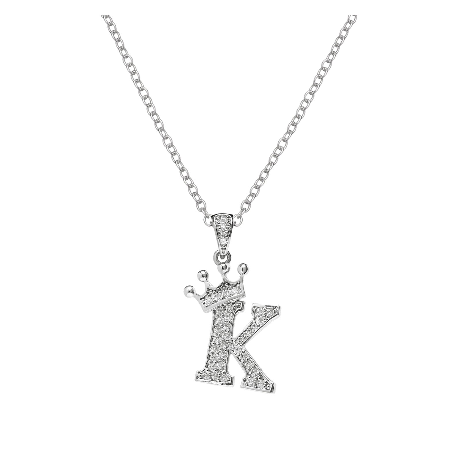Rhinestone Letter Alphabet Jewelry Charm