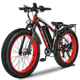 thumbnail image 1 of 26" Fat Tire Electric Bike for Adults, 1000W Motor (1500W Peak), 48V 15Ah Removable Battery, 34MPH High Speed Mountain Ebike, 60 Miles Long Range, Aluminum Alloy Frame, 1 of 8