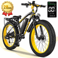 thumbnail image 1 of 26" Fat Tire Electric Mountain Bike for Adults, 750W All-Terrain Cruiser Ebike, 28MPH & 60 Miles Range, Front Suspension Bicycle with LED Display, UL2849, 1 of 10