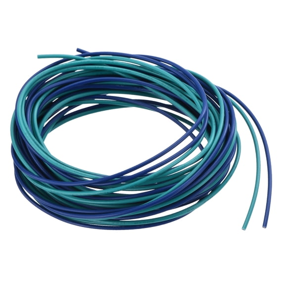 26 Gauge Hookup Wire 3.0m/10ft 26AWG Flexible Electrical Wire Tinned Copper Stranded Blue Green, 1.5mm