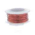 thumbnail image 1 of 26 Gauge Round Silver Plated Orange Copper Craft Wire - 90 ft, 1 of 1