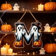 thumbnail image 1 of 26 Halloween Ghost Alphabet Ornaments,A-Z Letter Halloween Ghost Acrylic Hanging Ornaments,Mini 2D Flat Hanging Decorations for Christmas Tree Party Gifts, 1 of 7