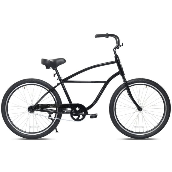 26" Haven Bay 1 Step-Over Beach Cruiser Bicycle, Gloss Total Eclipse