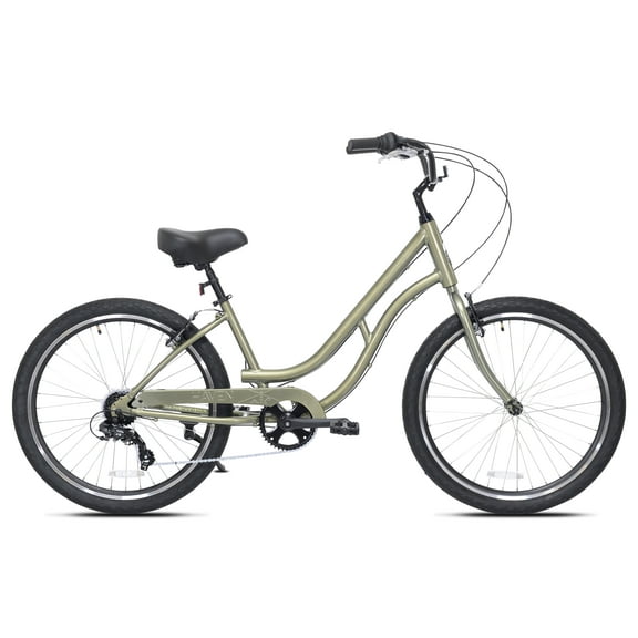 26" Haven Inlet 7 Step-Thru Beach Cruiser Bicycle, Seagrass Green